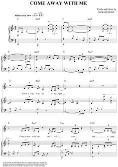 Come Away With Me Pdf